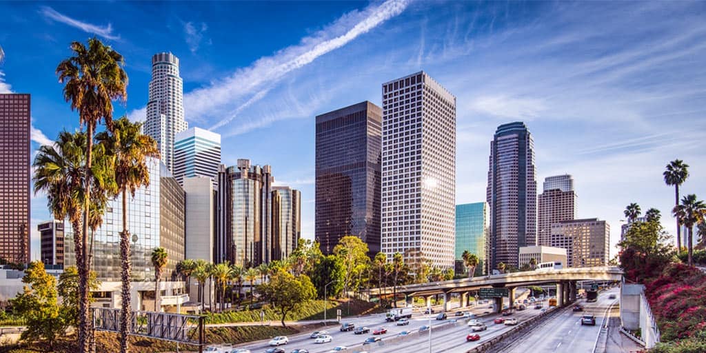 Los Angeles city skyline
