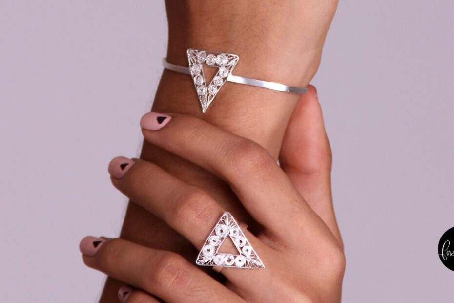 Close-up of cosmetic jewelry