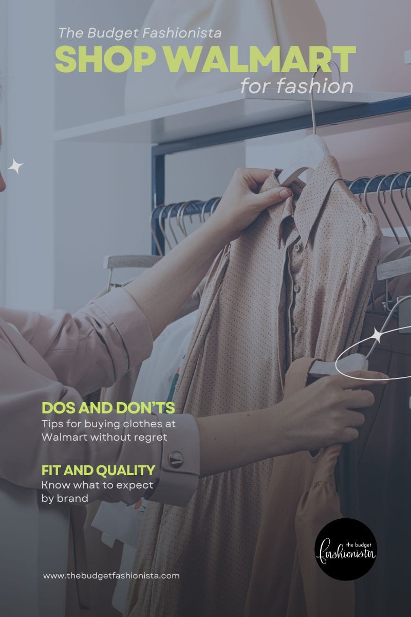 How to shop Walmart for fashion