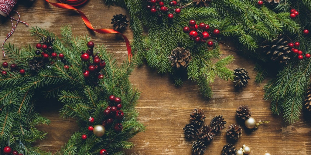 Christmas wreath supplies