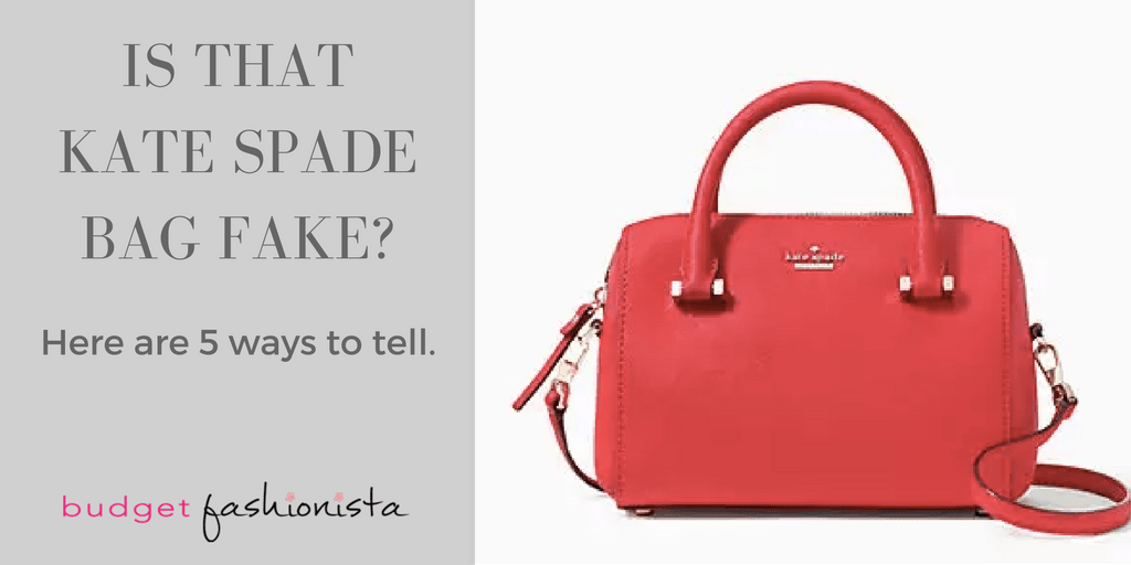 How to tell if a kate spade is genuine - wesvancouver