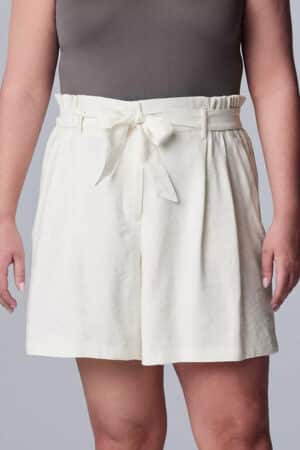 High-waisted shorts by Simply Vera Vera Wang.