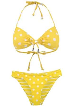 Yellow polka dot bikini