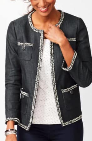 Talbots tweed jacket