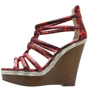 Strappy wedges