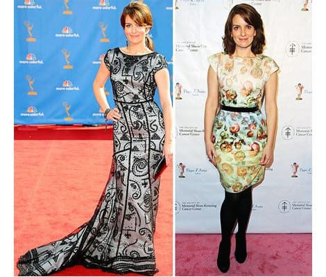 Celebrity Style Deconstructed: Tina Fey 3 Tina Fey's Symmetry