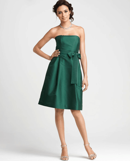 Green Bridesmaid Dress