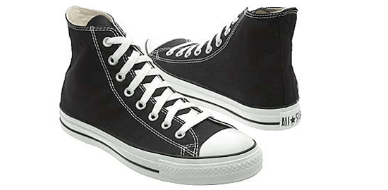 Black White Converse