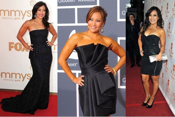 Carrie Ann Inaba Black Dress