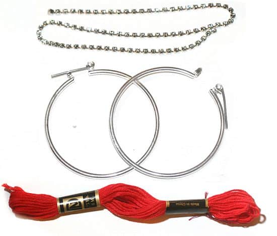 Diamond Hoop Earrings Supplies