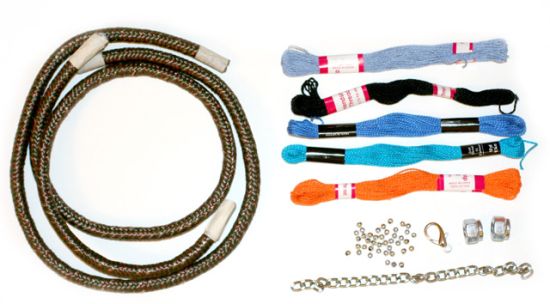 supplies for tribal necklace project