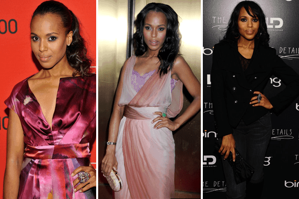 Kerry Washington Statement Rings