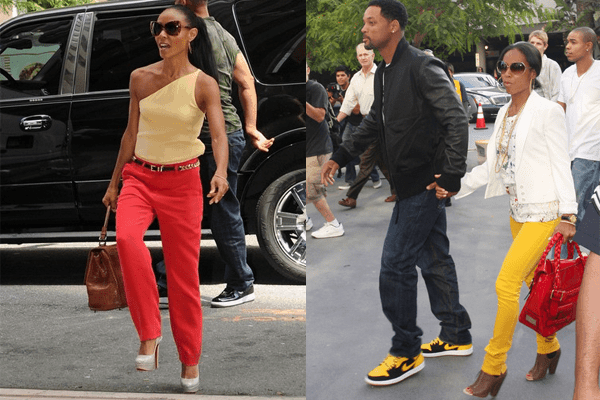 Jada Pinkett Smith Bright Color Pants