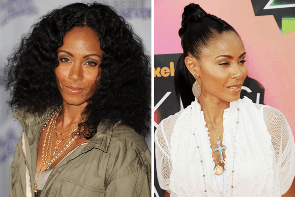 Jada Pinkett Smith Layering Necklaces