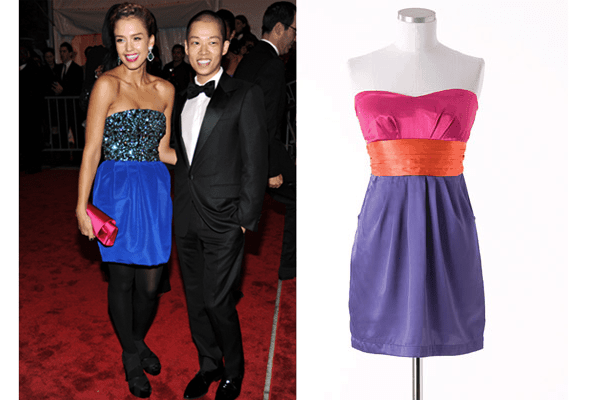 Jessica Alba Colorblock