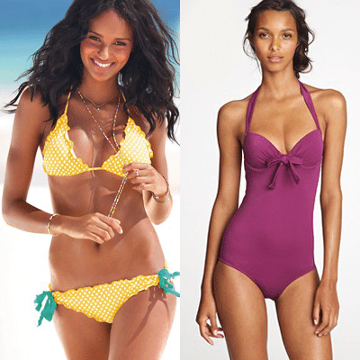 bright colored swimsuits
