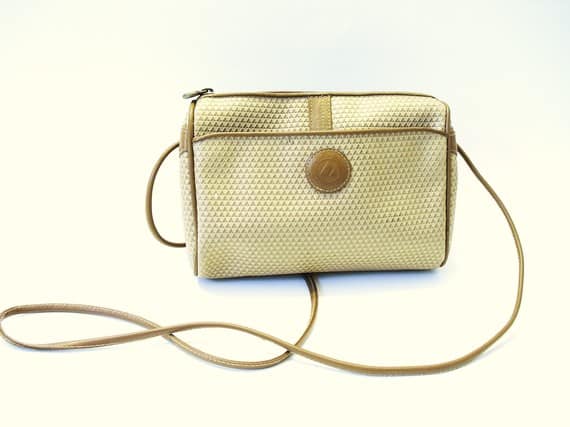 Vintage Purse 1985 Liz Clairborne Womens Crossbody All Over 