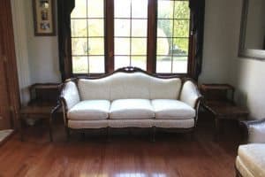 white couch