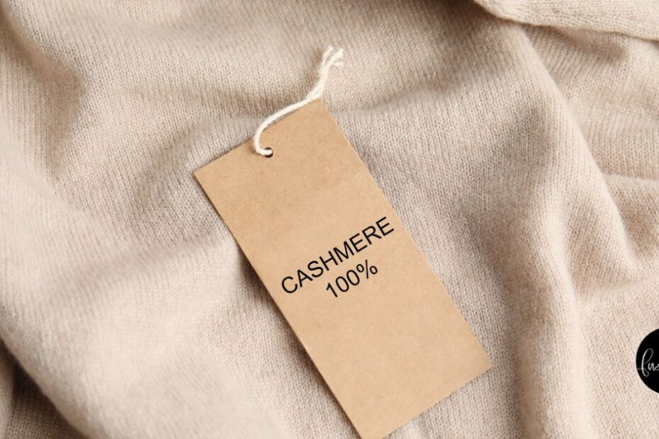 Close up of cashmere sweater