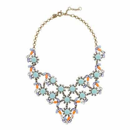 4 Pieces that Take Your Office Look from Blah to Ta-Dah! 3 Pastel and Neon Statement Necklace by J Crew