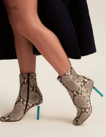 just fab snake skin boots