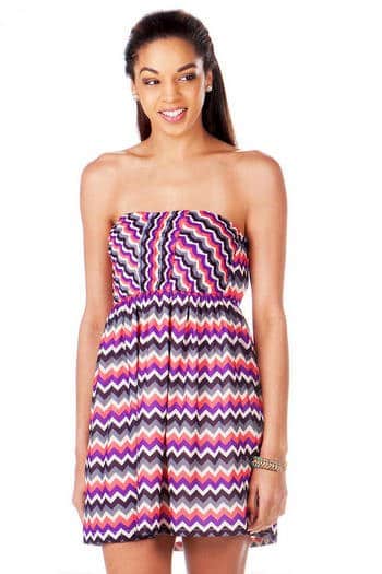 Marion Chevron dress