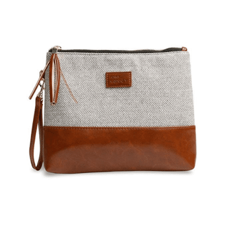 herringbone wristlet
