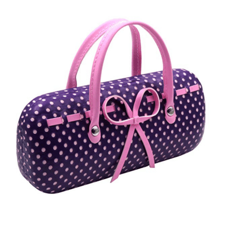polka dot eyeglass case