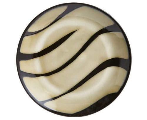 Zebra design plate