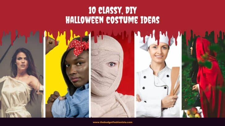 10 classy diy Halloween costume ideas.