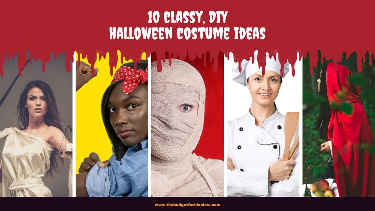 10 Cool and Classy DIY Halloween Costumes • budget FASHIONISTA image