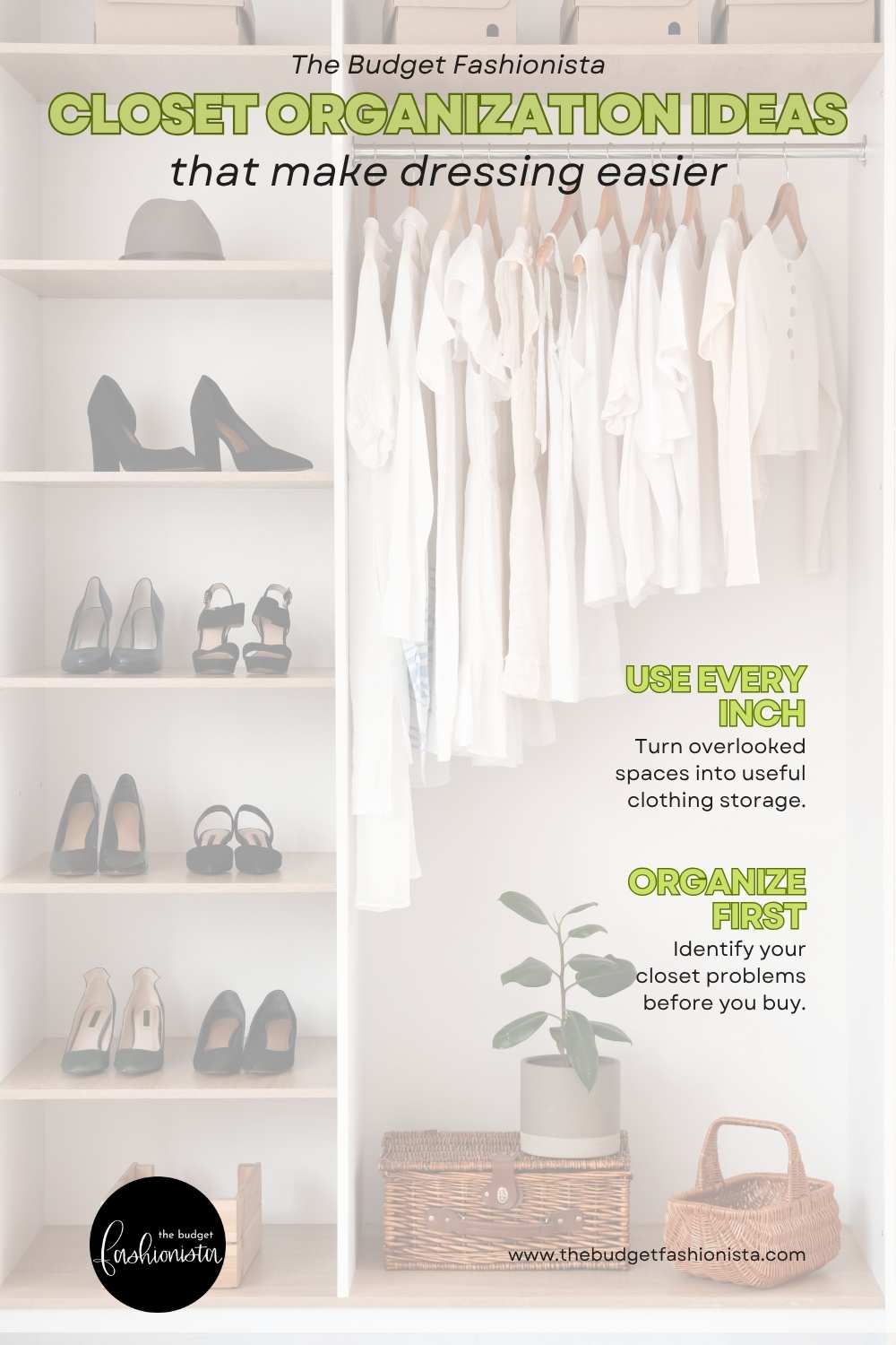 Closet organization ideas