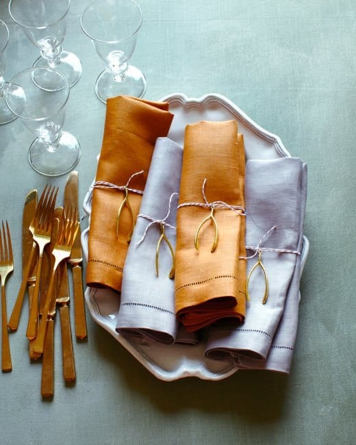 Wishbone napkin