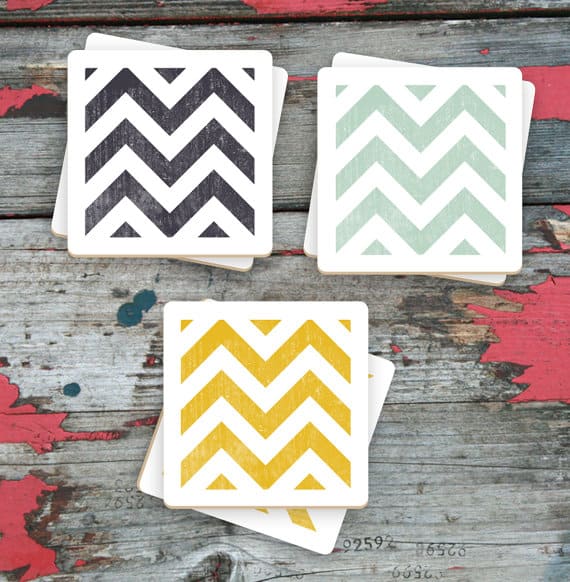 Chevron Coasters