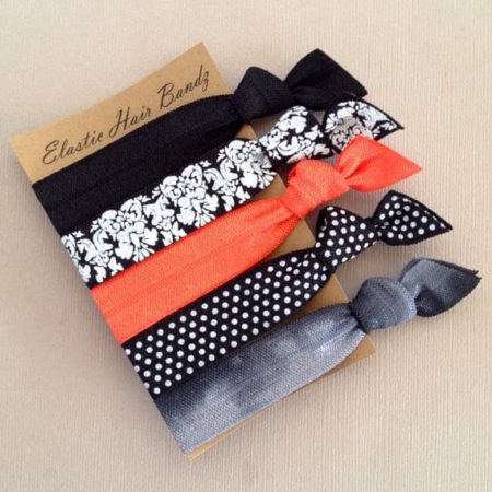 Set of elastic hair bands