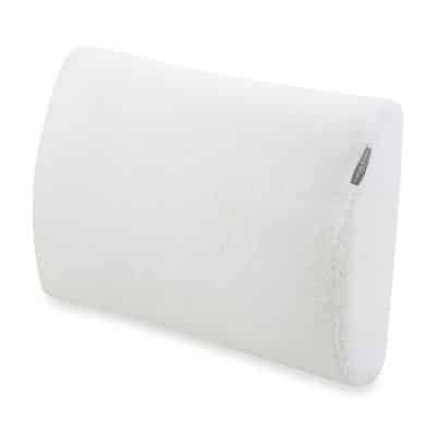 white bathtub pillow