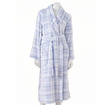 Plaid robe