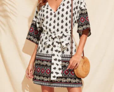 Tribal print dress