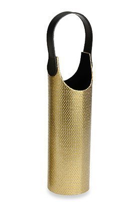 Diamonds Wine Tote in Gold