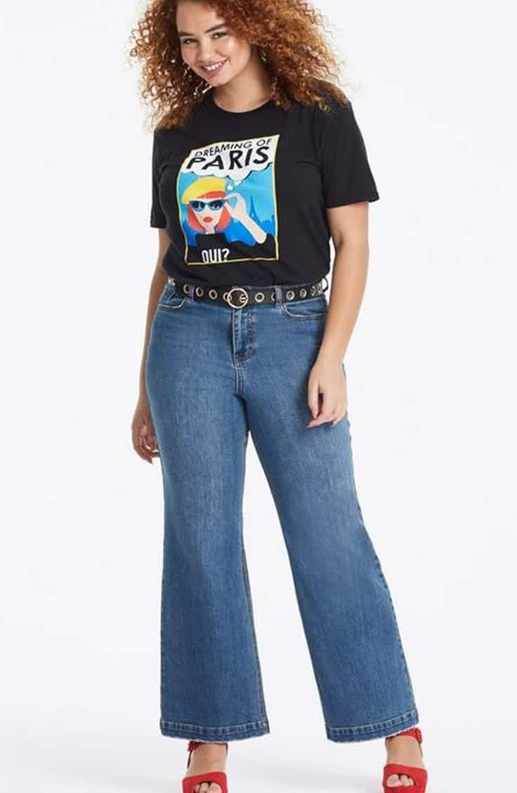 best plus size jeans for big stomach