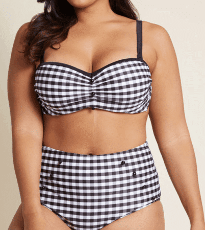 Gingham two-piece suit