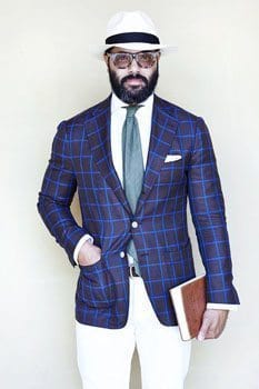 Angel Bespoke male fashion blogger