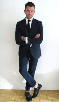 George Hahn male style blogger
