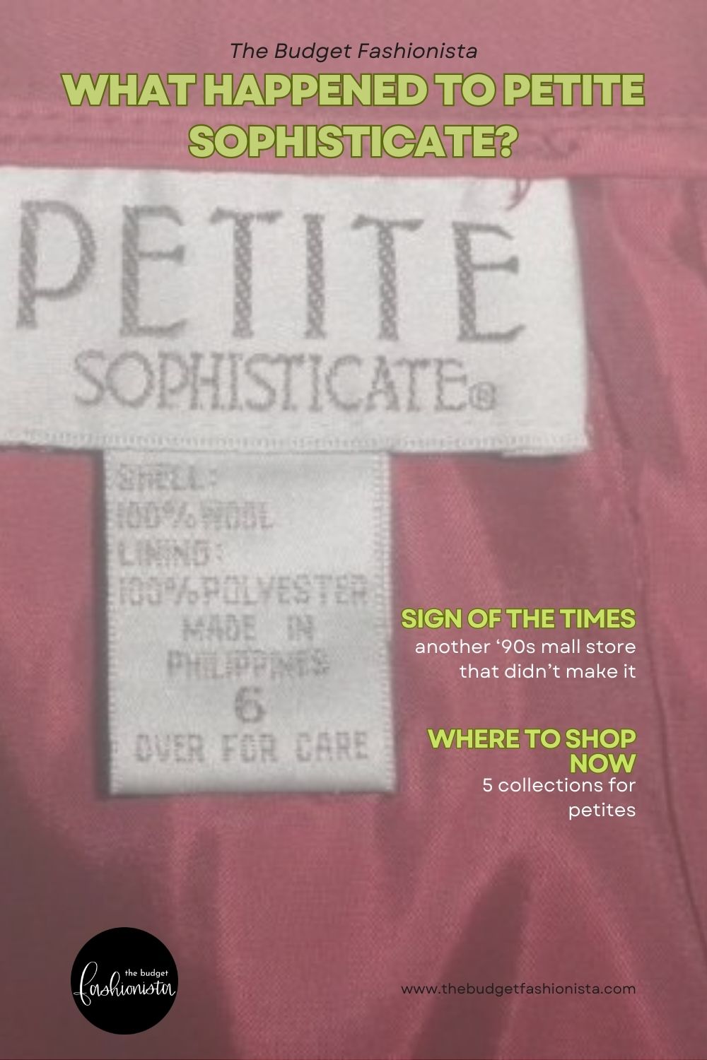what happened to petite sophisticate