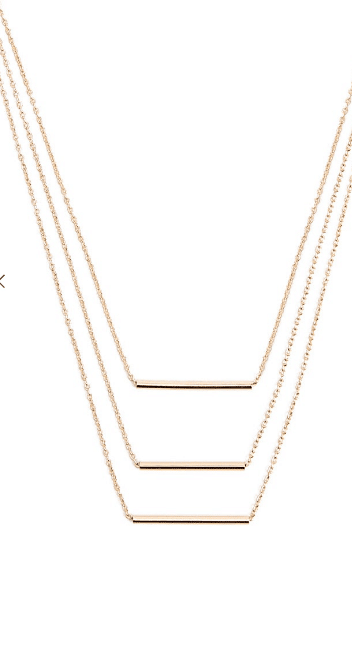 Layered necklace from Forever21