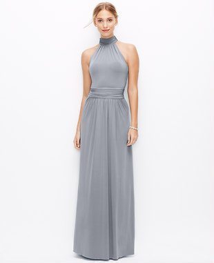 dark grey formal gown