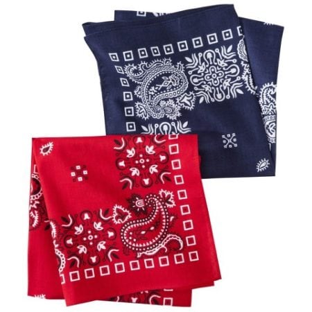 Red and blue bandana