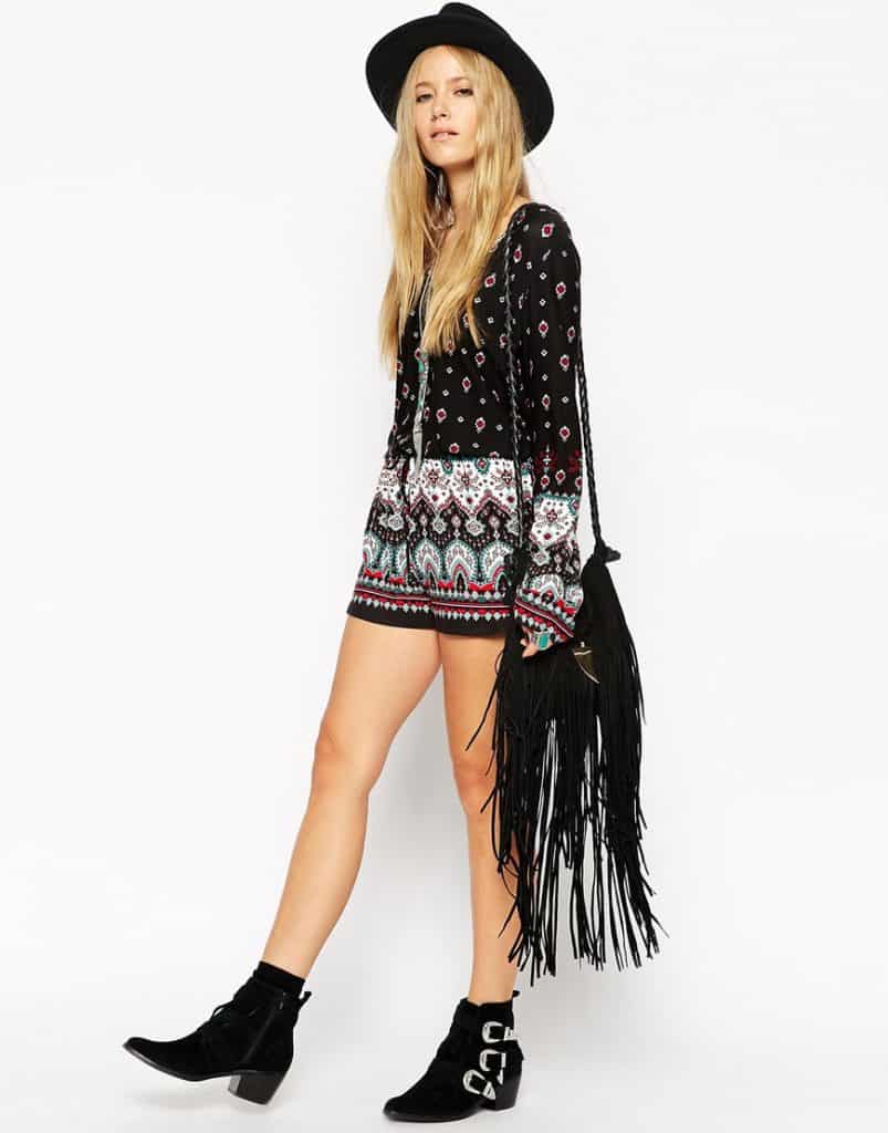 The festival fashion guide of dos and Don’ts 2 woman wearing playsuit