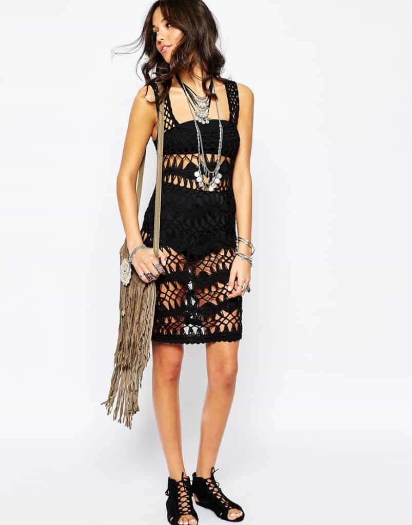 The festival fashion guide of dos and Don’ts 3 woman wearing crochet dress