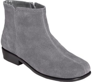 Gray Suede Ankle Boots, $69.99, Shoebuy.com